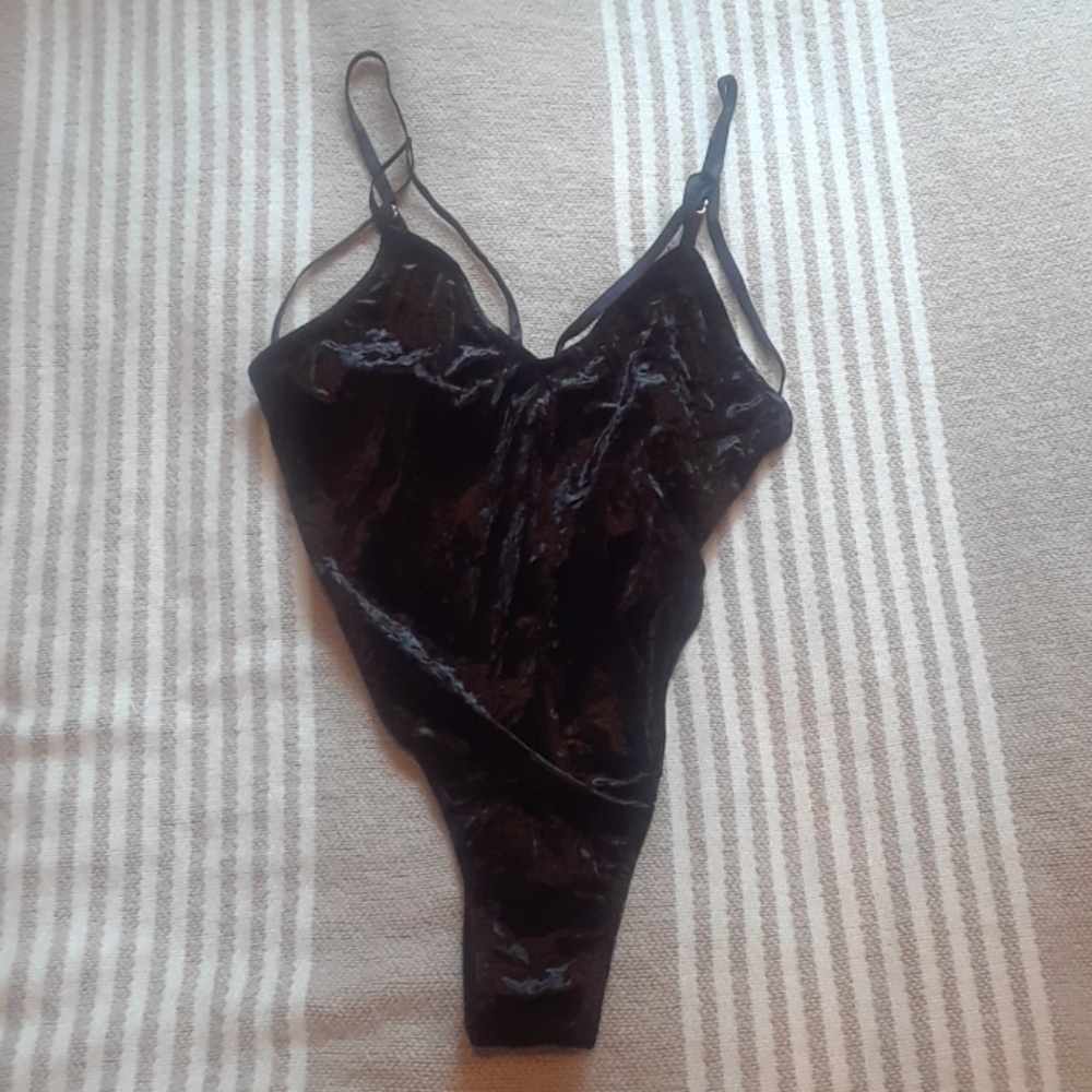 Hot as Hell HAH Velvet Bodysuit